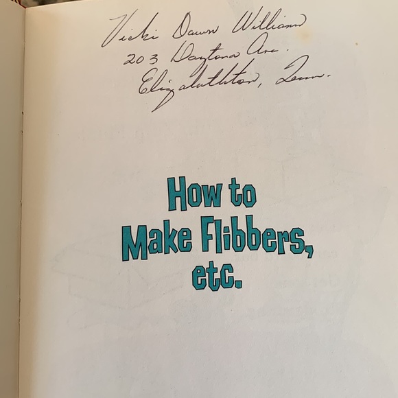 4/$10 Vintage 1964 How to Make Flibbers, etc. book - Picture 5 of 7